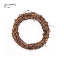 Load image into Gallery viewer, 10-40cm Wedding Wreath Gold Iron Metal Ring Bride Handheld Garland Easter Decor Artificial Flower Rack Party Backdrop Decor Hoop