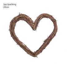 Load image into Gallery viewer, 10-40cm Wedding Wreath Gold Iron Metal Ring Bride Handheld Garland Easter Decor Artificial Flower Rack Party Backdrop Decor Hoop