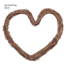 Load image into Gallery viewer, 10-40cm Wedding Wreath Gold Iron Metal Ring Bride Handheld Garland Easter Decor Artificial Flower Rack Party Backdrop Decor Hoop