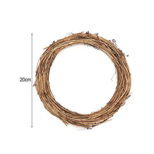 Load image into Gallery viewer, 10-40cm Gold Metal Ring Flower Wreath Garland Weeding Decoration for Weddings Bridal Shower Home Party Decoration Catcher Hoops