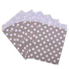 Load image into Gallery viewer, 25Pcs 18x13cm Kraft Paper Biscuit Candy Bags Gift Packing Pouch Birthday Party Decoration Dessert Candy Bar Bag Snack Cookie Bag