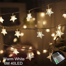 Load image into Gallery viewer, Curtain Fairy String Light LED Christmas Decorations for Home Garland Xmas Light Christmas Valentines 2020 Navidad Ornament Gift