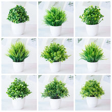 Load image into Gallery viewer, 1pc Artificial Plants Green Bonsai Small Tree Pot Plants Fake Flower Potted Ornaments for Home Decoration Craft Plant Decorative
