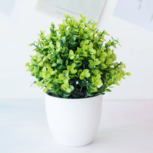Load image into Gallery viewer, 1pc Artificial Plants Green Bonsai Small Tree Pot Plants Fake Flower Potted Ornaments for Home Decoration Craft Plant Decorative