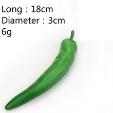 Load image into Gallery viewer, Multiple Style Mini Simulation Artificial Vegetable Pepper Pumpkin Garlic Fruit Fake Pretend Play Cutting Toy Home Decoration