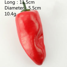 Load image into Gallery viewer, Multiple Style Mini Simulation Artificial Vegetable Pepper Pumpkin Garlic Fruit Fake Pretend Play Cutting Toy Home Decoration