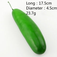 Load image into Gallery viewer, Multiple Style Mini Simulation Artificial Vegetable Pepper Pumpkin Garlic Fruit Fake Pretend Play Cutting Toy Home Decoration