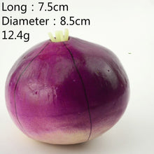 Load image into Gallery viewer, Multiple Style Mini Simulation Artificial Vegetable Pepper Pumpkin Garlic Fruit Fake Pretend Play Cutting Toy Home Decoration