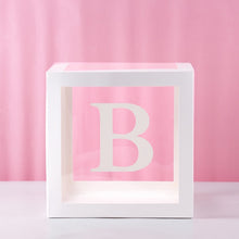 Load image into Gallery viewer, Baby Shower Boy Girl Transparent Box Baby Shower Decoration Baby Christening Birthday Party Decor Balloon Box Baby Shower Gift