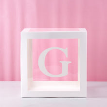 Load image into Gallery viewer, Baby Shower Boy Girl Transparent Box Baby Shower Decoration Baby Christening Birthday Party Decor Balloon Box Baby Shower Gift