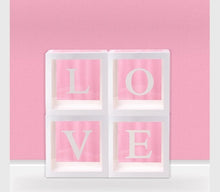 Load image into Gallery viewer, Baby Shower Boy Girl Transparent Box Baby Shower Decoration Baby Christening Birthday Party Decor Balloon Box Baby Shower Gift