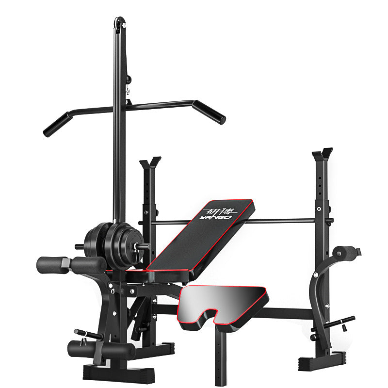 Customized Adjustable Fitness Gym Equipment Squat Dumbbell Barbell Rack,OEM Home Workout Bench Press Squat Rack.