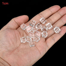 Load image into Gallery viewer, 16Pcs 2cm/1.5cm/1cm Artificial Acrylic Square Shape Ice Cubes Photography Props
