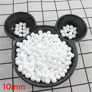 DIY Round Styrofoam Balls Christmas Ball White Modelling Polystyrene Foam Craft Balls Christmas Decorations Wedding Party