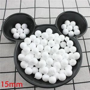 DIY Round Styrofoam Balls Christmas Ball White Modelling Polystyrene Foam Craft Balls Christmas Decorations Wedding Party