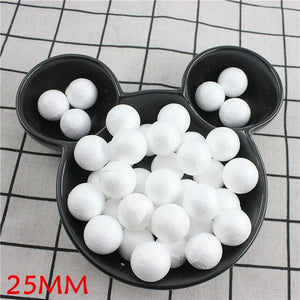 DIY Round Styrofoam Balls Christmas Ball White Modelling Polystyrene Foam Craft Balls Christmas Decorations Wedding Party