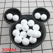 Load image into Gallery viewer, DIY Round Styrofoam Balls Christmas Ball White Modelling Polystyrene Foam Craft Balls Christmas Decorations Wedding Party
