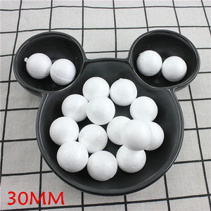 DIY Round Styrofoam Balls Christmas Ball White Modelling Polystyrene Foam Craft Balls Christmas Decorations Wedding Party