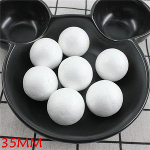 DIY Round Styrofoam Balls Christmas Ball White Modelling Polystyrene Foam Craft Balls Christmas Decorations Wedding Party