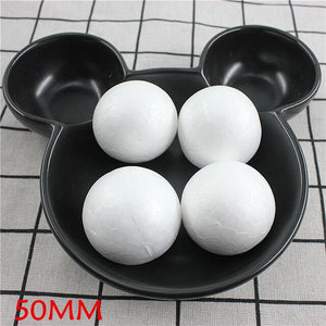 DIY Round Styrofoam Balls Christmas Ball White Modelling Polystyrene Foam Craft Balls Christmas Decorations Wedding Party