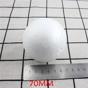 DIY Round Styrofoam Balls Christmas Ball White Modelling Polystyrene Foam Craft Balls Christmas Decorations Wedding Party