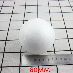 DIY Round Styrofoam Balls Christmas Ball White Modelling Polystyrene Foam Craft Balls Christmas Decorations Wedding Party