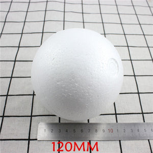 DIY Round Styrofoam Balls Christmas Ball White Modelling Polystyrene Foam Craft Balls Christmas Decorations Wedding Party