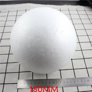 DIY Round Styrofoam Balls Christmas Ball White Modelling Polystyrene Foam Craft Balls Christmas Decorations Wedding Party