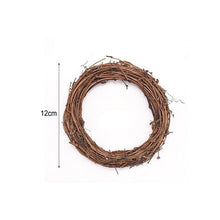 Load image into Gallery viewer, 10-40cm Gold Metal Ring Flower Wreath Garland Weeding Decoration for Weddings Bridal Shower Home Party Decoration Catcher Hoops
