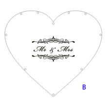 Load image into Gallery viewer, Hearts Unique Wedding Mr Mrs Guest Book Decoration Memory Guest Book Drop Box Signature Acrylic Guest Book Alternative
