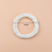 Load image into Gallery viewer, 10/15/20cm White Rattan Ring Artificial flowers Garland Dried flower frame For Christmas Home Decor DIY floral wedding Wreaths
