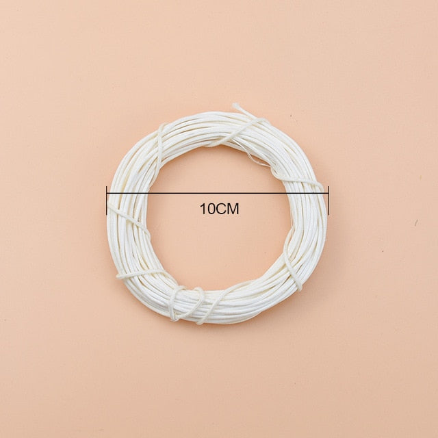 10/15/20cm White Rattan Ring Artificial flowers Garland Dried flower frame For Christmas Home Decor DIY floral wedding Wreaths