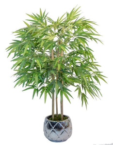 Artificial plant, family trees with trunks Natural, for home decoration, bamboo, Rubber plant, Wisteria, Olive, eucalyptus, Almond