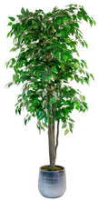 Load image into Gallery viewer, Artificial plant, family trees with trunks Natural, for home decoration, bamboo, Rubber plant, Wisteria, Olive, eucalyptus, Almond
