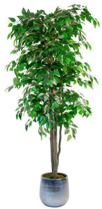 Artificial plant, family trees with trunks Natural, for home decoration, bamboo, Rubber plant, Wisteria, Olive, eucalyptus, Almond