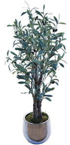 Artificial plant, family trees with trunks Natural, for home decoration, bamboo, Rubber plant, Wisteria, Olive, eucalyptus, Almond