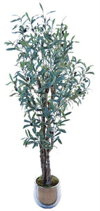 Artificial plant, family trees with trunks Natural, for home decoration, bamboo, Rubber plant, Wisteria, Olive, eucalyptus, Almond