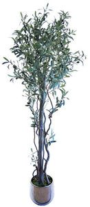 Artificial plant, family trees with trunks Natural, for home decoration, bamboo, Rubber plant, Wisteria, Olive, eucalyptus, Almond