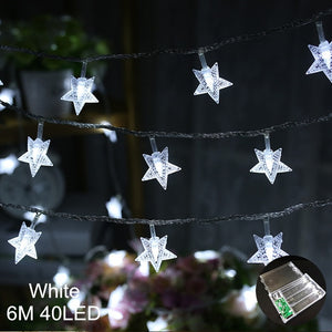 Curtain Fairy String Light LED Christmas Decorations for Home Garland Xmas Light Christmas Valentines 2020 Navidad Ornament Gift