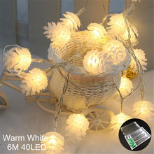 Load image into Gallery viewer, Curtain Fairy String Light LED Christmas Decorations for Home Garland Xmas Light Christmas Valentines 2020 Navidad Ornament Gift
