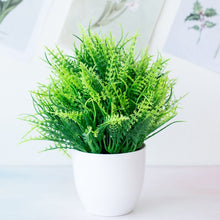 Load image into Gallery viewer, 1pc Artificial Plants Green Bonsai Small Tree Pot Plants Fake Flower Potted Ornaments for Home Decoration Craft Plant Decorative
