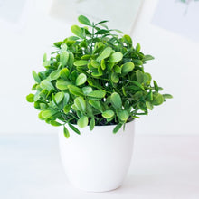 Load image into Gallery viewer, 1pc Artificial Plants Green Bonsai Small Tree Pot Plants Fake Flower Potted Ornaments for Home Decoration Craft Plant Decorative
