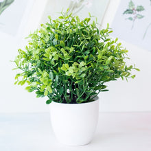 Load image into Gallery viewer, 1pc Artificial Plants Green Bonsai Small Tree Pot Plants Fake Flower Potted Ornaments for Home Decoration Craft Plant Decorative
