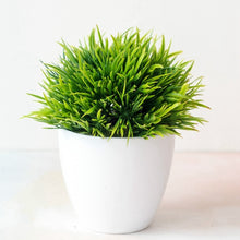 Load image into Gallery viewer, 1pc Artificial Plants Green Bonsai Small Tree Pot Plants Fake Flower Potted Ornaments for Home Decoration Craft Plant Decorative
