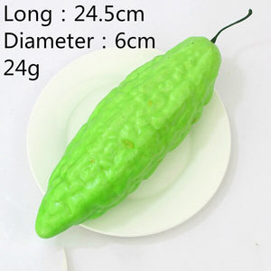 Multiple Style Mini Simulation Artificial Vegetable Pepper Pumpkin Garlic Fruit Fake Pretend Play Cutting Toy Home Decoration