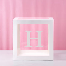 Load image into Gallery viewer, Baby Shower Boy Girl Transparent Box Baby Shower Decoration Baby Christening Birthday Party Decor Balloon Box Baby Shower Gift
