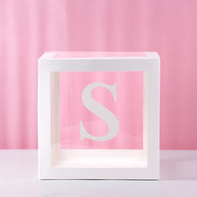 Load image into Gallery viewer, Baby Shower Boy Girl Transparent Box Baby Shower Decoration Baby Christening Birthday Party Decor Balloon Box Baby Shower Gift
